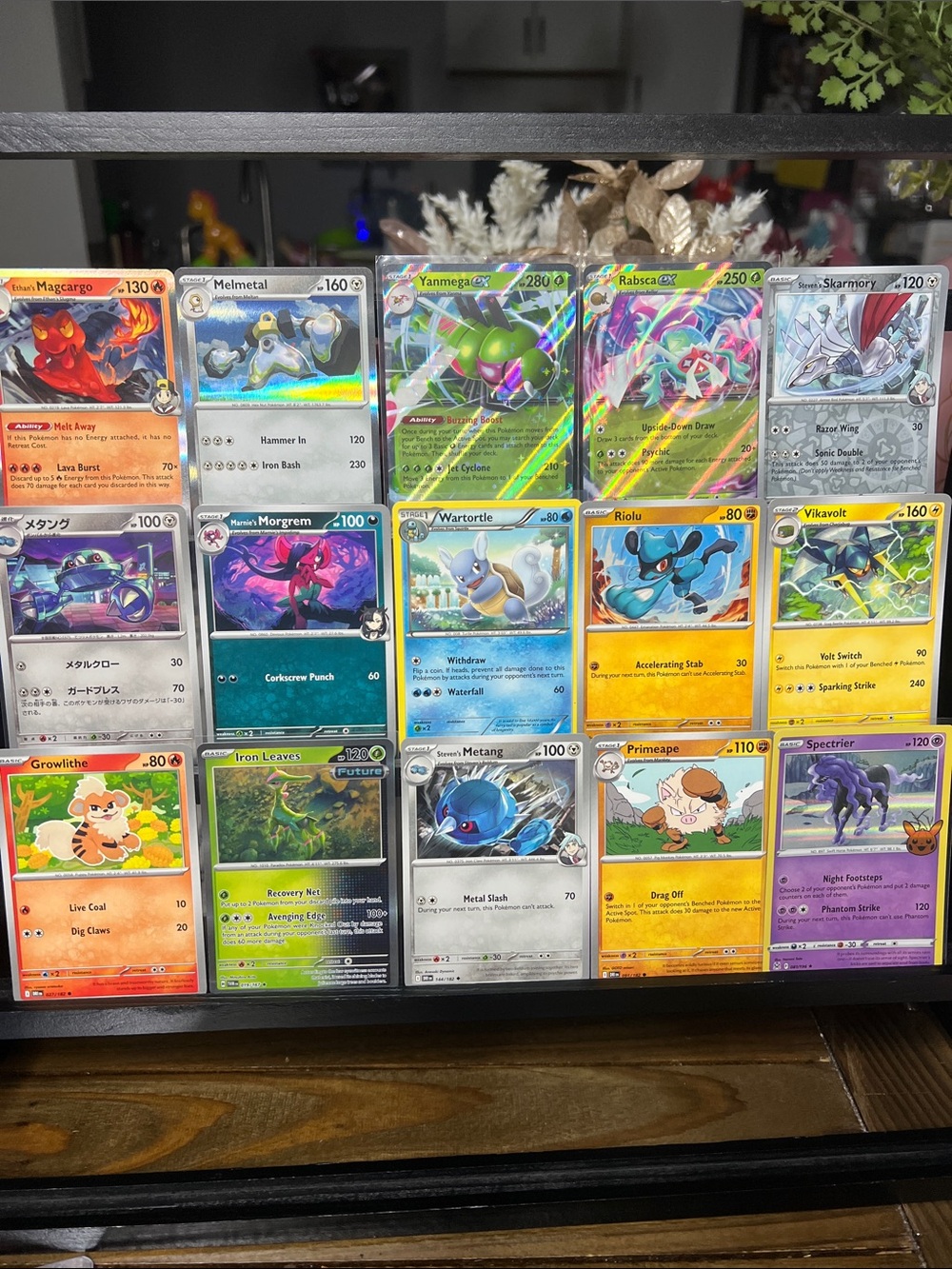 Pokémon TCG 15-Card Lot. Includes Magcargo, Metang, Riolu